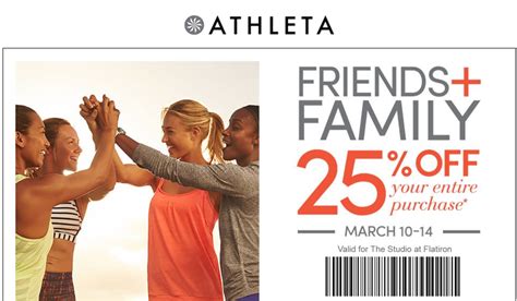 athleta employee discount.